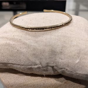 Stella & Dot gold and black bracelet